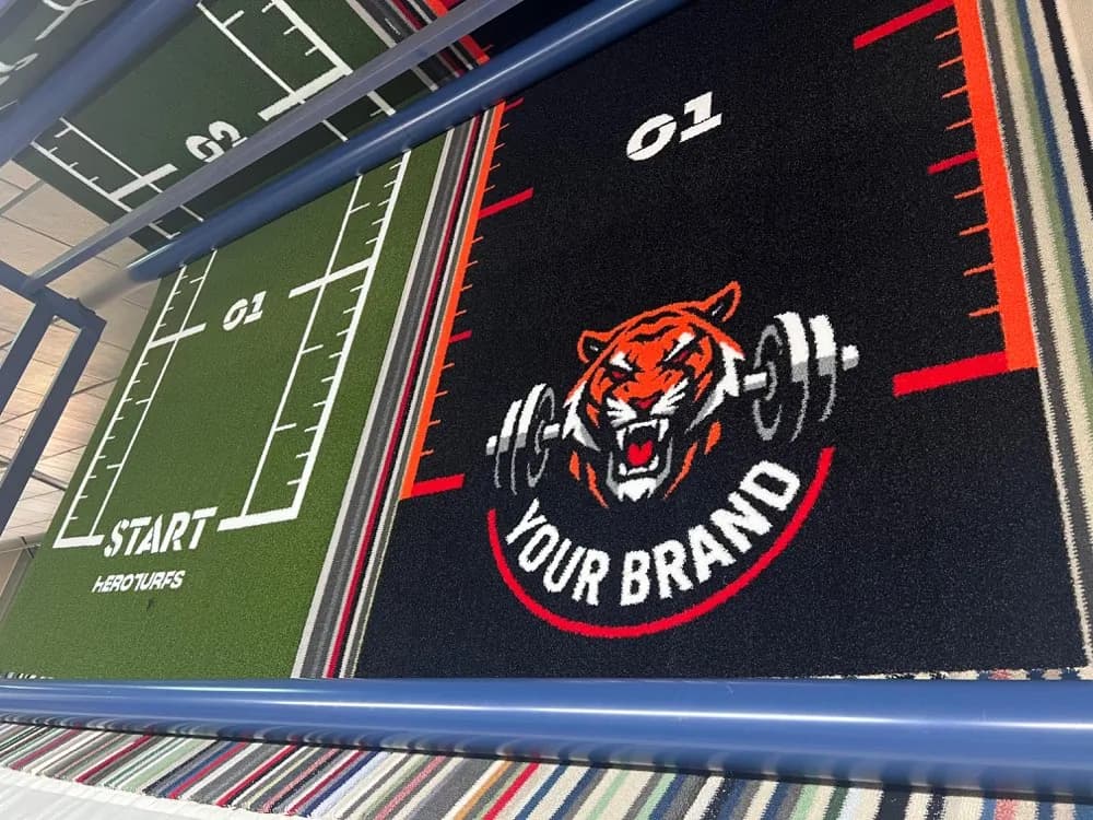 Custom branded track in production